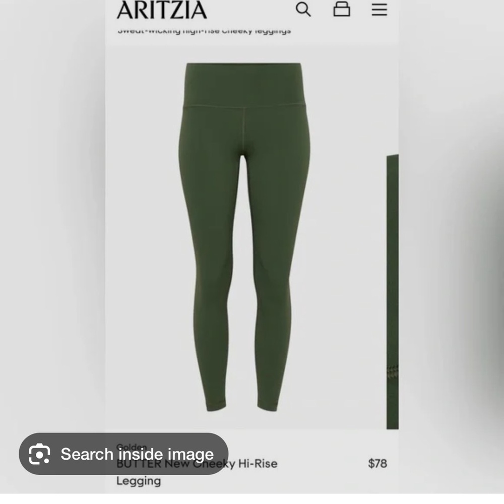 TNA butter cheeky hi rise legging